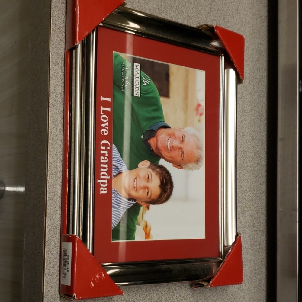 I Love Grandpa Silver Frame 4 x 6
